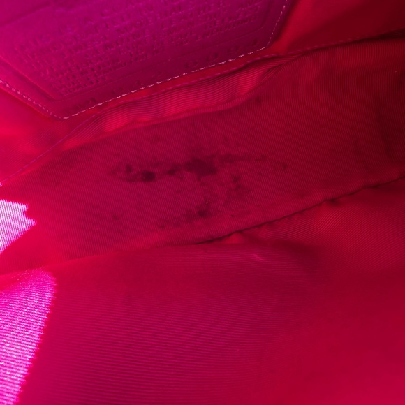 Vintage Y2K Coach Hamptons Demi Shoulder Bag Baguette Clutch Pink No. 6094 - Picture 10 of 11